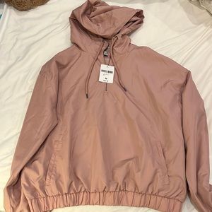 Pink forever 21 windbreaker TAGS ON